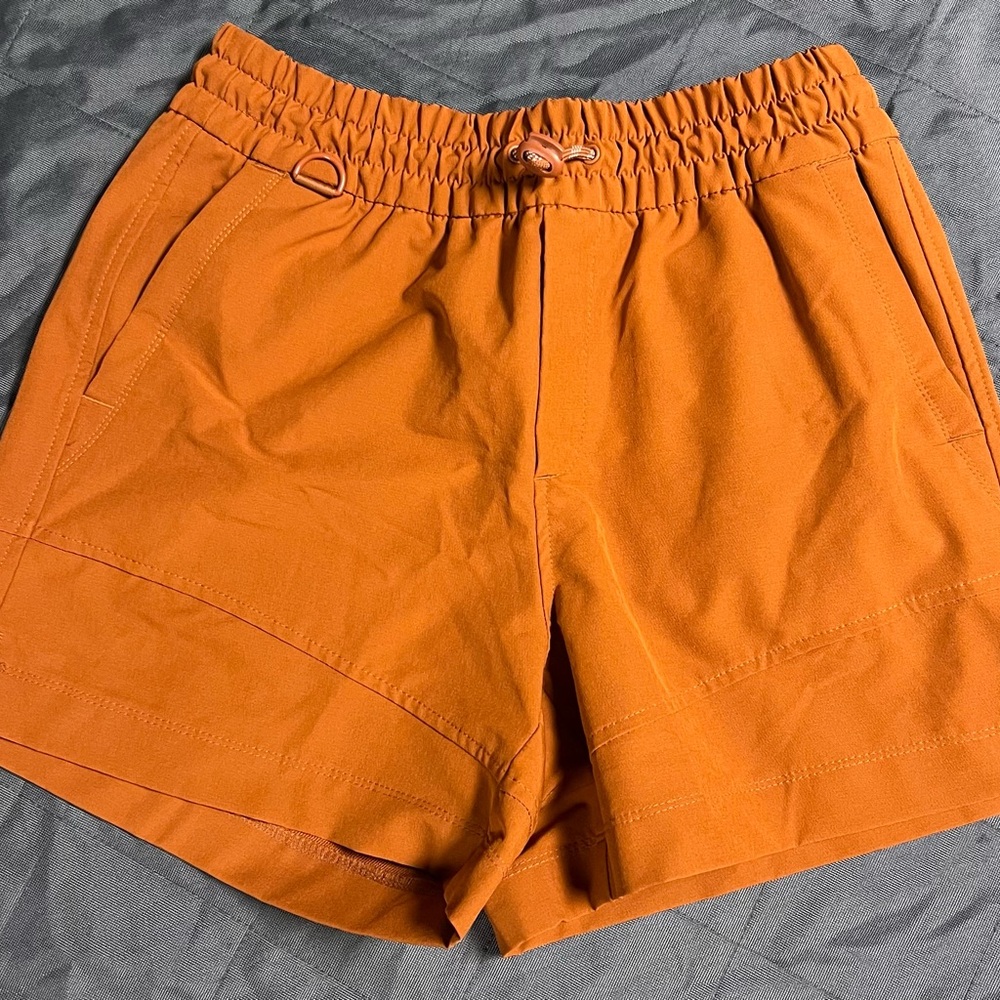 Old Navy Orange Elastic Waist Shorts